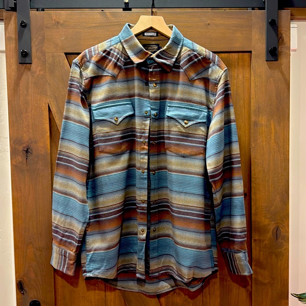 Pendleton western button down long sleeve